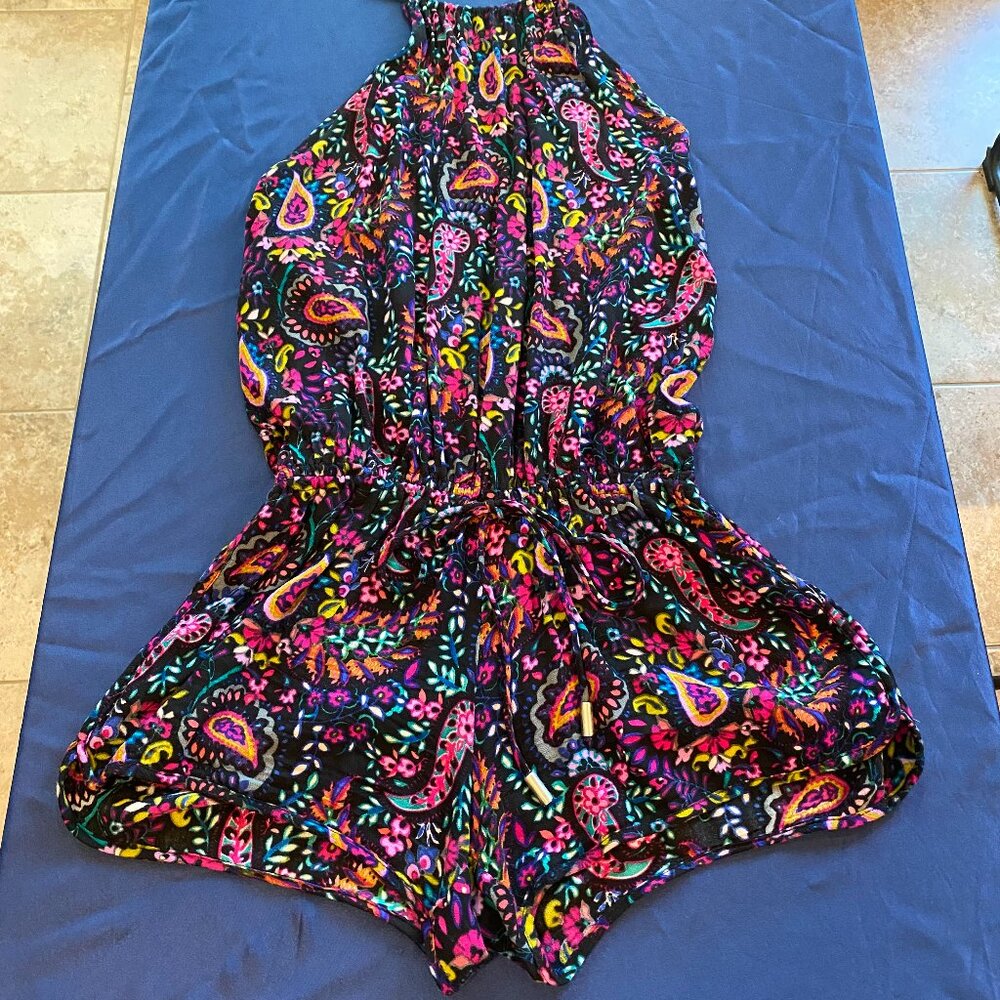 OLIVACEOUS Halter top Romper in SMALL - Picture 1 of 7